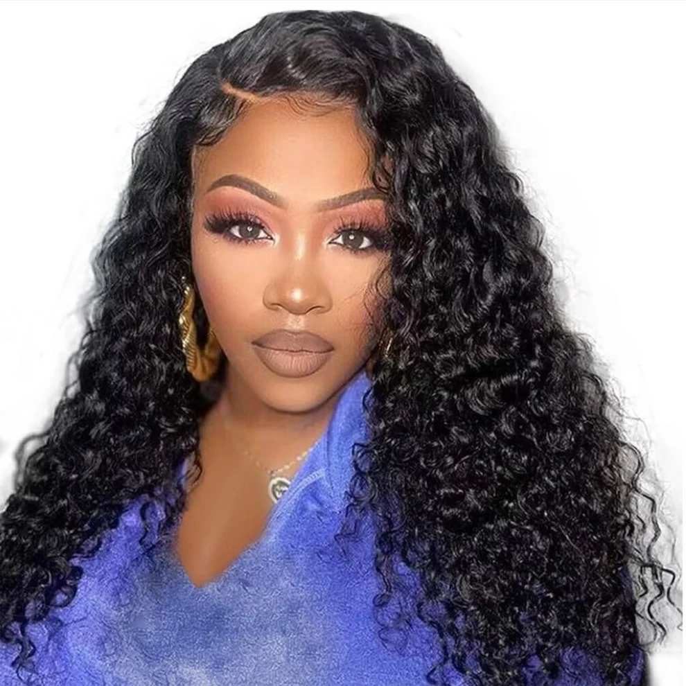 22" Brazilian Hair Water Wave Glueless Wig-13x4 Full Frontal Lace Wig